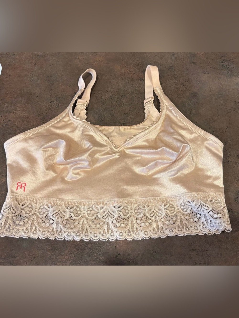 Ruby Ribbon Lace Demiette Bralette